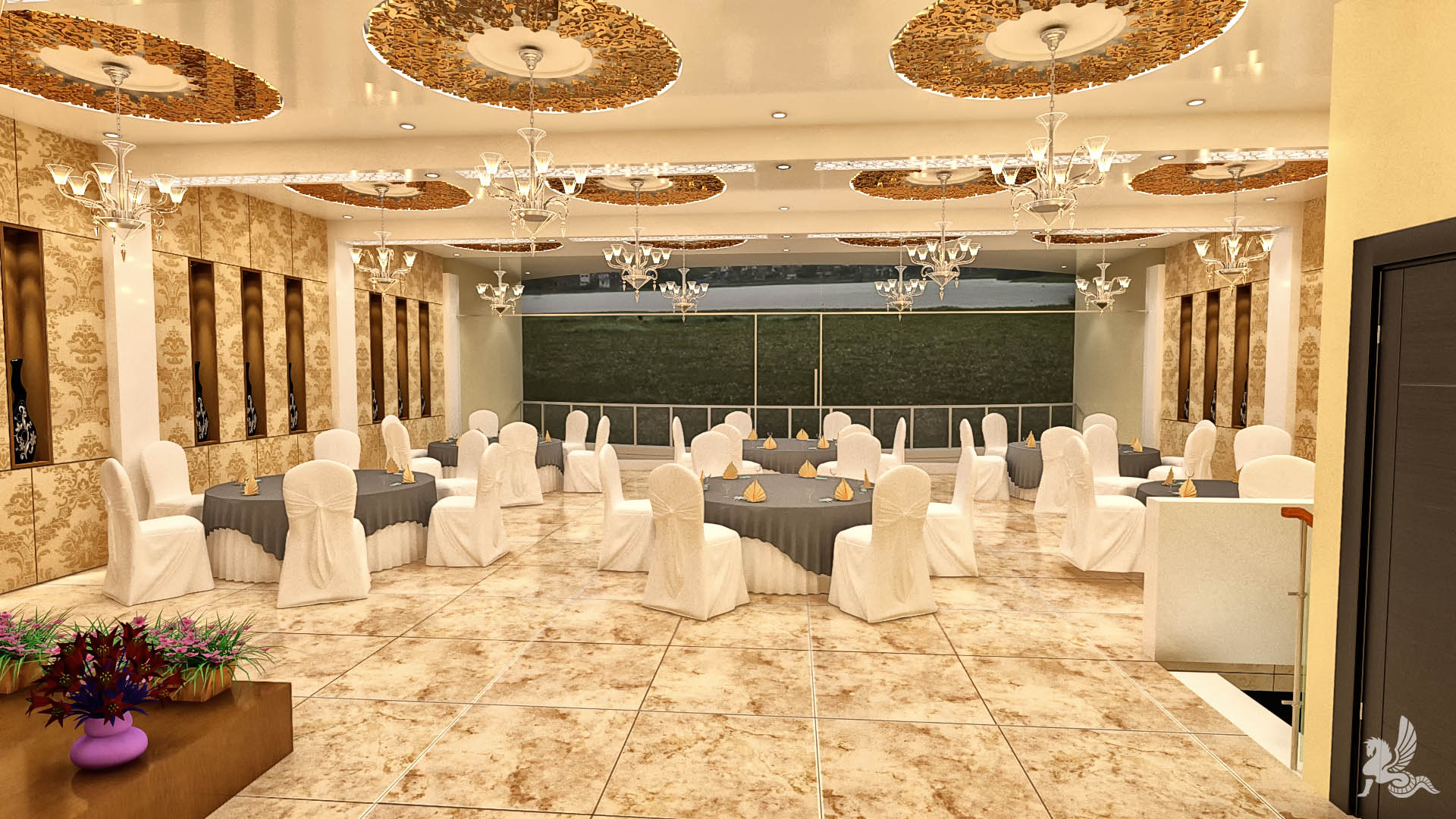 party hall interior